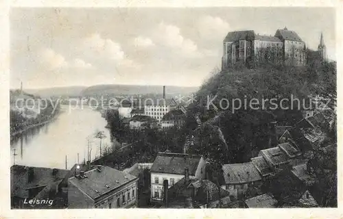 AK / Ansichtskarte Leisnig Ansicht mit Schloss Kat. Leisnig