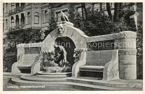 AK / Ansichtskarte Leipzig Maerchenbrunnen Kat. Leipzig