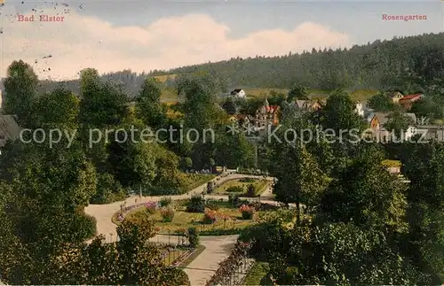 AK / Ansichtskarte Bad Elster Rosengarten Kat. Bad Elster