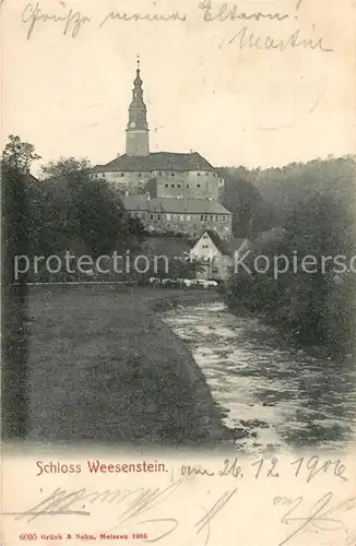 AK / Ansichtskarte Weesenstein Schloss