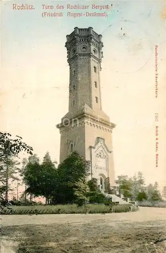 AK / Ansichtskarte Rochlitz Sachsen Turm Rochlitzer Berg Friedrich August Denkmal Kat. Rochlitz