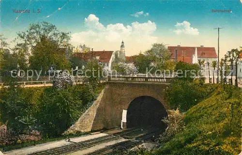 AK / Ansichtskarte Kamenz Sachsen Eisenbahntunnel Kat. Kamenz