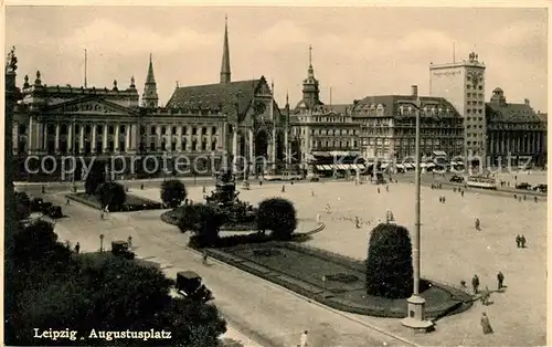 AK / Ansichtskarte Leipzig Augustusplatz Kat. Leipzig