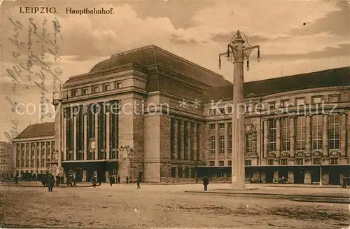 AK / Ansichtskarte Leipzig Hauptbahnhof Kat. Leipzig