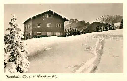 AK / Ansichtskarte Wertach Buronhuette  Kat. Wertach