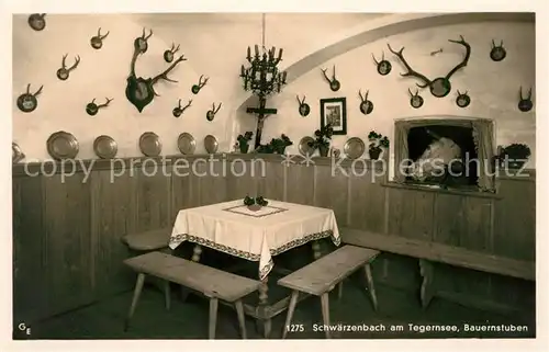 AK / Ansichtskarte Schwaerzenbach Tegernsee Bauernstuben Restaurant Kat. Gmund a.Tegernsee