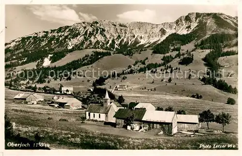 AK / Ansichtskarte Oberjoch A. H. Pass mit Iseler Kat. Bad Hindelang