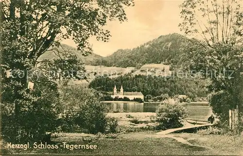 AK / Ansichtskarte Tegernsee Herzoegliches Schloss Kat. Tegernsee