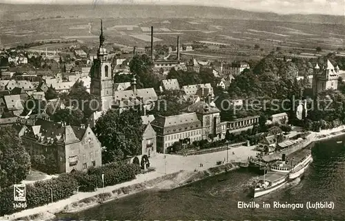 AK / Ansichtskarte Eltville Rhein Fliegeraufnahme Kat. Eltville am Rhein