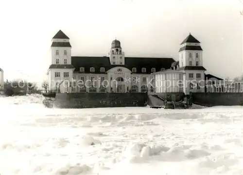 AK / Ansichtskarte Binz Ruegen Kurhaus Winter Kat. Binz