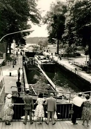 AK / Ansichtskarte Woltersdorf Erkner Schleuse Kat. Woltersdorf Erkner