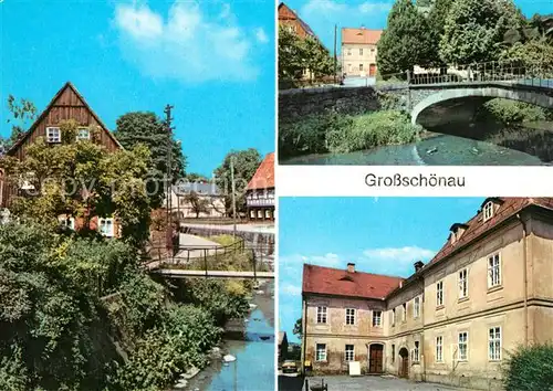 AK / Ansichtskarte Grossschoenau Sachsen Lausur Mandau Damastmuseum Kupferhaus Kat. Grossschoenau Sachsen