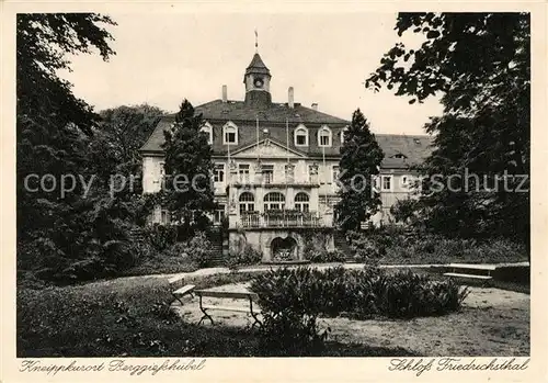 AK / Ansichtskarte Berggiesshuebel Schloss Friedrichsthal Kupfertiefdruck Kat. Bad Gottleuba Berggiesshuebel