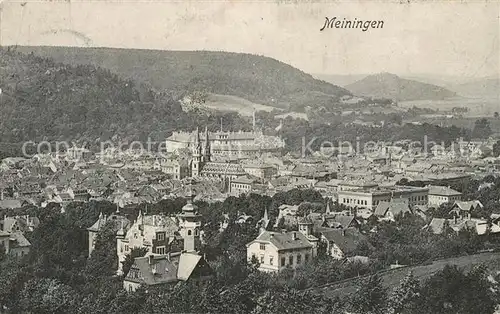 AK / Ansichtskarte Meiningen Thueringen Stadtpanorama Kat. Meiningen