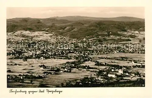 AK / Ansichtskarte Reichenberg Liberec Panorama Blick gegen das Isergebirge Fliegeraufnahme