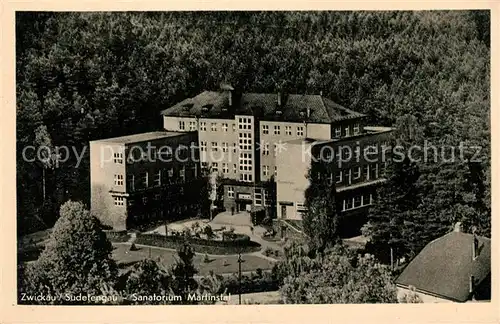 AK / Ansichtskarte Zwickau Boehmen Sanatorium Martinstal Kat. Cvikov