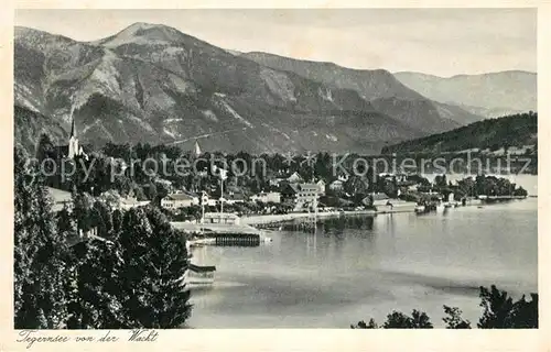 AK / Ansichtskarte Tegernsee Blick von der Wacht Kat. Tegernsee