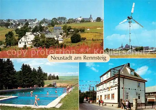 AK / Ansichtskarte Neustadt Rennsteig Freibad  Kat. Neustadt Rennsteig