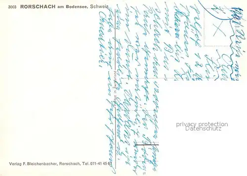 AK / Ansichtskarte Rorschach Bodensee Fliegeraufnahme Kat. Rorschach