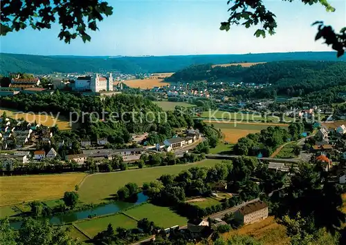 AK / Ansichtskarte Eichstaett Oberbayern Panorama mit Willibaldsburg Kat. Eichstaett