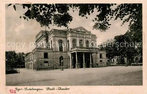 AK / Ansichtskarte Eger Tschechien Stadttheater