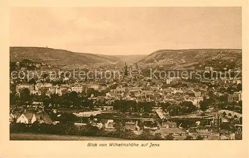 AK / Ansichtskarte Jena Thueringen Panorama Blick von der Wilhelmshoehe