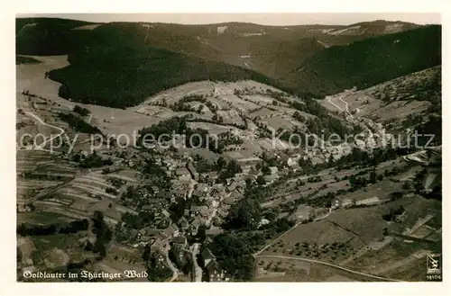 AK / Ansichtskarte Goldlauter Heidersbach Fliegeraufnahme Kat. Suhl