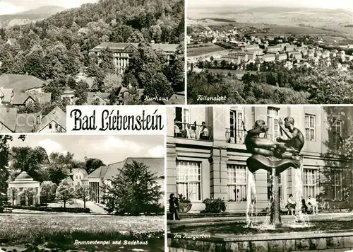 AK / Ansichtskarte Bad Liebenstein Brunnentempel Badehaus Kurgarten Panorama Kat. Bad Liebenstein