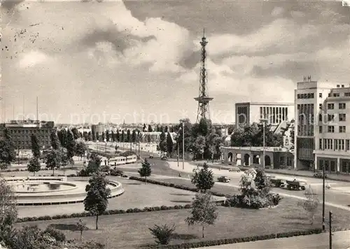 AK / Ansichtskarte Charlottenburg Reichskanzlerplatz Funkturm Kat. Berlin