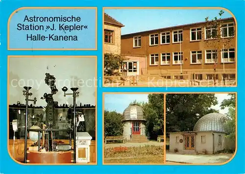 AK / Ansichtskarte Halle Saale Polytechnische Oberschule Planetarium Kat. Halle