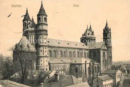 AK / Ansichtskarte Worms Rhein Dom Kat. Worms