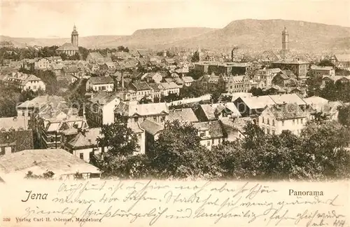 AK / Ansichtskarte Jena Thueringen Stadtpanorama