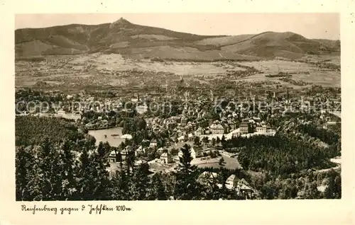 AK / Ansichtskarte Reichenberg Liberec Panorama Blick gegen den Jeschken Sudetengau