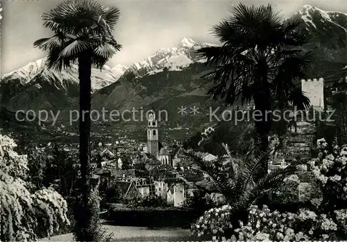 AK / Ansichtskarte Merano Suedtirol Panorama Kat. Merano