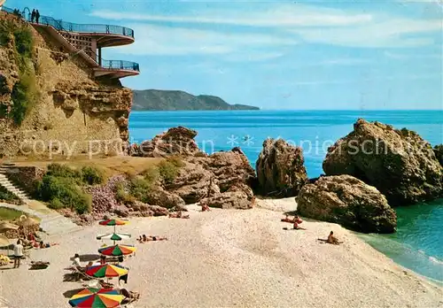 AK / Ansichtskarte Nerja Costa del Sol Playa y Balcon de Europa Kat. Axarquia Costa del Sol