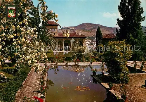 AK / Ansichtskarte Alhambra Spanien Jardines del Partal