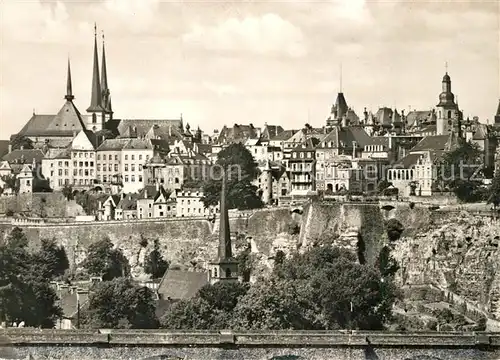 AK / Ansichtskarte Luxembourg Luxemburg Vue generale Ville Haute Kat. Luxembourg