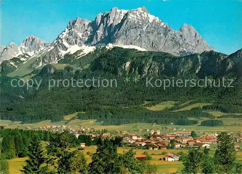 AK / Ansichtskarte St Johann Tirol mit Wildem Kaiser Kat. St. Johann in Tirol