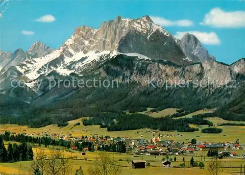 AK / Ansichtskarte St Johann Tirol mit Wildem Kaiser Kat. St. Johann in Tirol
