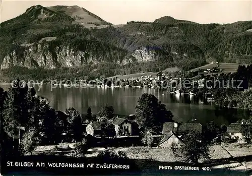 AK / Ansichtskarte St Gilgen Wolfgangsee mit Zwoelferhorn