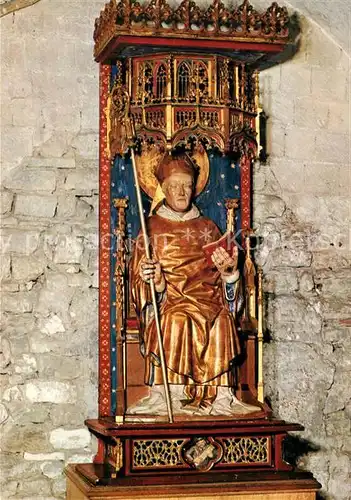 AK / Ansichtskarte Canterbury UK Canterbury Cathedral St Thomas Becket statue in the crypt Kat. Canterbury