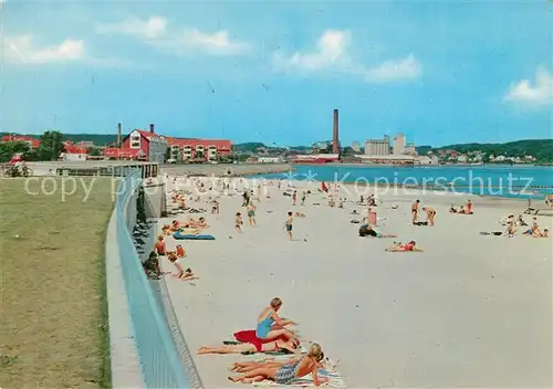 AK / Ansichtskarte Apenrade Aabenraa Badestrand Kat. Daenemark