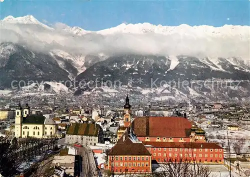 AK / Ansichtskarte Innsbruck mit Nordkette Kat. Innsbruck