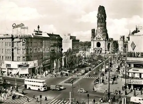 AK / Ansichtskarte Berlin Kurfuerstendamm Joachimstaler Strasse Kat. Berlin