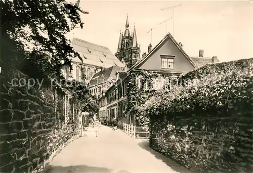 AK / Ansichtskarte Erfurt Stiftsgasse mit Domblick Kat. Erfurt