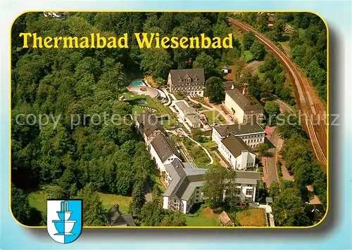 AK / Ansichtskarte Wiesenbad Fliegeraufnahme Kat. Thermalbad Wiesenbad