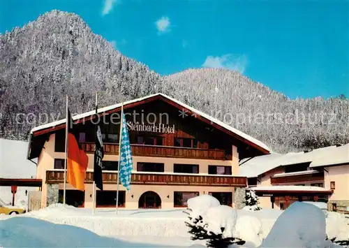 AK / Ansichtskarte Ruhpolding Steinbach Hotel Winter Kat. Ruhpolding