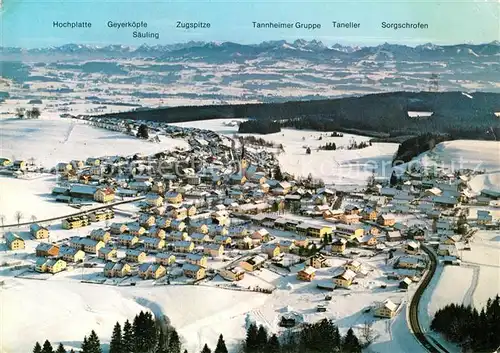 AK / Ansichtskarte Buchenberg Allgaeu Panorama Winter Kat. Buchenberg