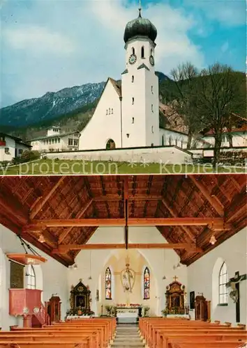 AK / Ansichtskarte Bischofswiesen Katholische Pfarrkirche Herz Jesu Kat. Bischofswiesen