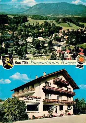 AK / Ansichtskarte Bad Toelz Kursanatorium Wagner Panorama Kat. Bad Toelz